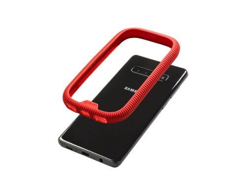 Uniwersalne etui silikonowe na każdy telefon - apgo bone PREMIUM - Universal phone case - Czerwone - 2