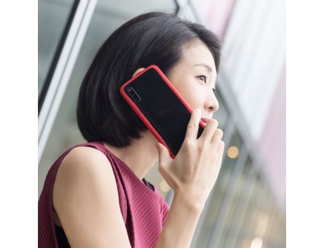 Uniwersalne etui silikonowe na każdy telefon - apgo bone PREMIUM - Universal phone case - Czerwone - 7