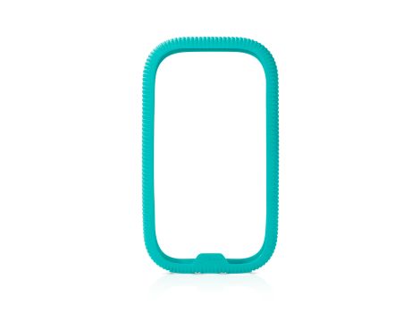 Uniwersalne etui silikonowe na każdy telefon - apgo bone PREMIUM - Universal phone case - Turkusowe