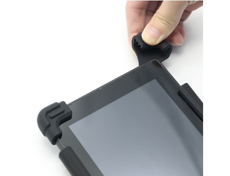 Uniwersalne etui podstawka silikonowe na tablet 7"-8" Czarne dla Dzieci - 2