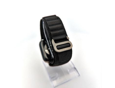 Pasek Opaska Bransoleta Alpine Czarny do Apple Watch 3 4 5 6 7 8 SE 38/40/41mm - 2