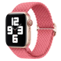 Pasek Opaska Bransoleta Plecionka Różowy do Apple Watch 3 4 5 6 7 8 9 SE 38/40/41mm - 2