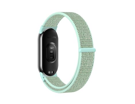 Pasek Opaska Bransoleta Nylon Sport Zielony do Xiaomi Mi Band 8 - 2