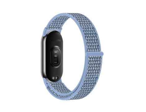 Pasek Opaska Bransoleta Nylon Sport Niebieski do Xiaomi Mi Band 8 - 2