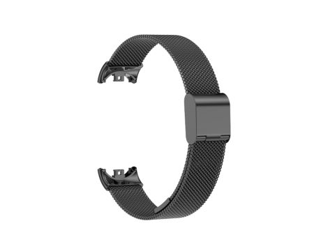 Pasek Opaska Bransoleta Metal Klamra Czarny do Xiaomi Mi Band 8 - 3