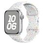 Pasek Opaska Bransoletka Silikon Plamki Biały Kolor do Apple Watch 3 4 5 6 7 8 9 SE 42/44/45mm - 2